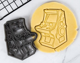 Arcade Machine Cookie Cutter: Retro Gaming, Biodegradable PLA