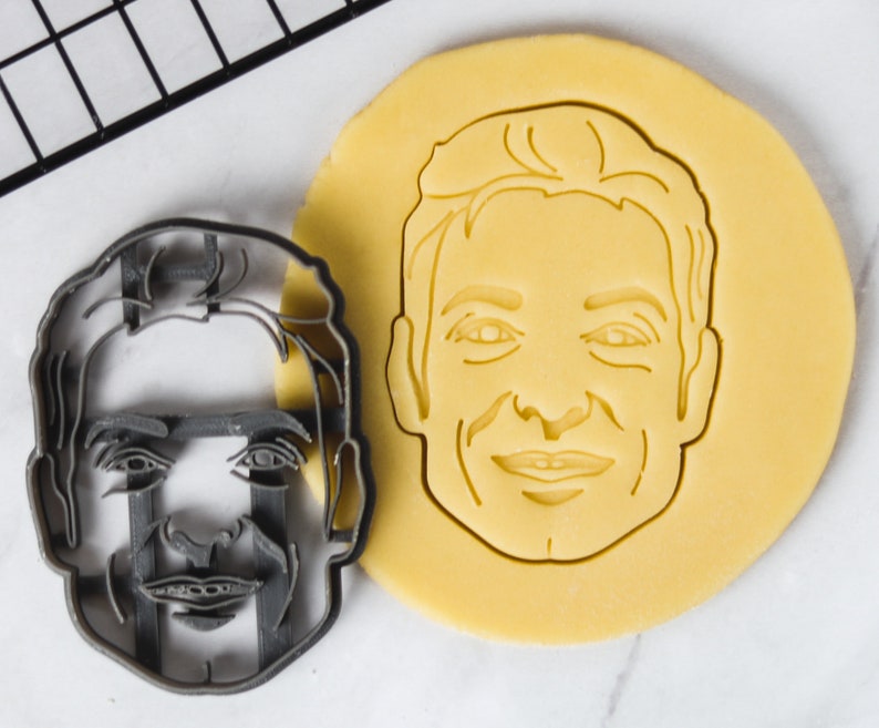 Cortadores de galletas con retratos personalizados: tu foto como obra maestra de repostería única imagen 3