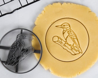 Woodpecker Cookie Cutter - Eco-Friendly PLA Craft Tool for Joyful Baking and Ceramics - Handmade Artistry