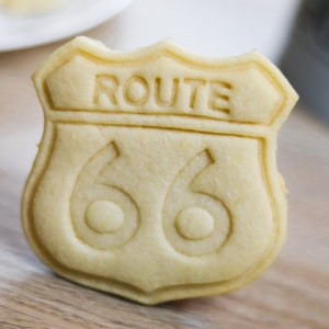 Formina per biscotti Route 66 - Biscotto fondente per viaggio su strada