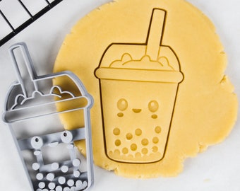 Kawaii Boba Tea Cookie Cutter