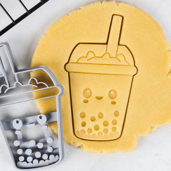 Kawaii Boba Tea Cookie Cutter