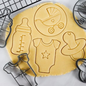 Set di formine per biscotti per bambini - Adorabili strumenti artigianali in PLA per dolci e ceramiche