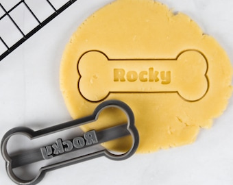 Dog Bone Custom Cookie Cutter: Personalized Pet Treats