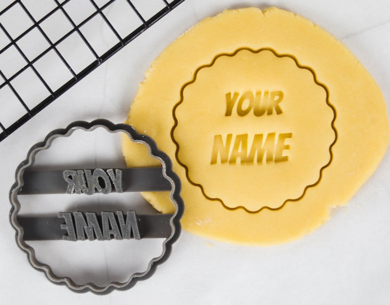 Personalisierte Cookie Cutter Mit Ihrem Namen / Text Font C