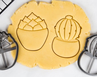 Plant Cookie Cutters - Cactus and Succulent Cookie Cutter