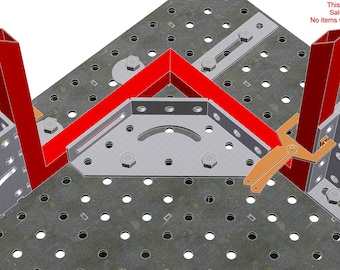 Archivo DXF, Esquina de soldador, Esquina 3D, Herramienta 3D, Mesa de soldadura, Limas para cortar, Limas para corte láser, Limas para CNC Láser