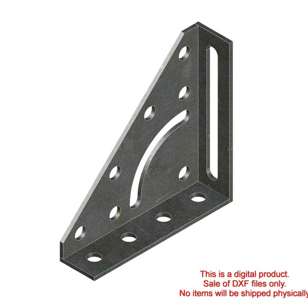 DXF file, Metric system, Corner 200x200, Welder's corner, 3D corner, Files to cut, Files for laser cutting, Files for CNC Laser