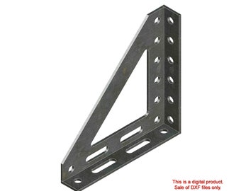 DXF file, Metric system, Corner 300x300, Welder's corner, 3D corner, Files to cut, Files for laser cutting, Files for CNC Laser