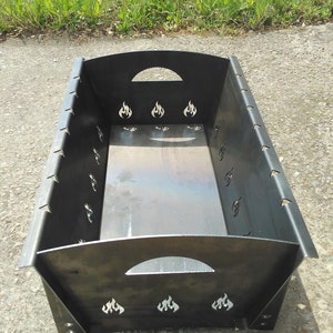 DXF files, Folding grill, Folding Brazier, DIY Grill, Portable grill, Bonfire, Files for laser cutting, Files for CNC Laser