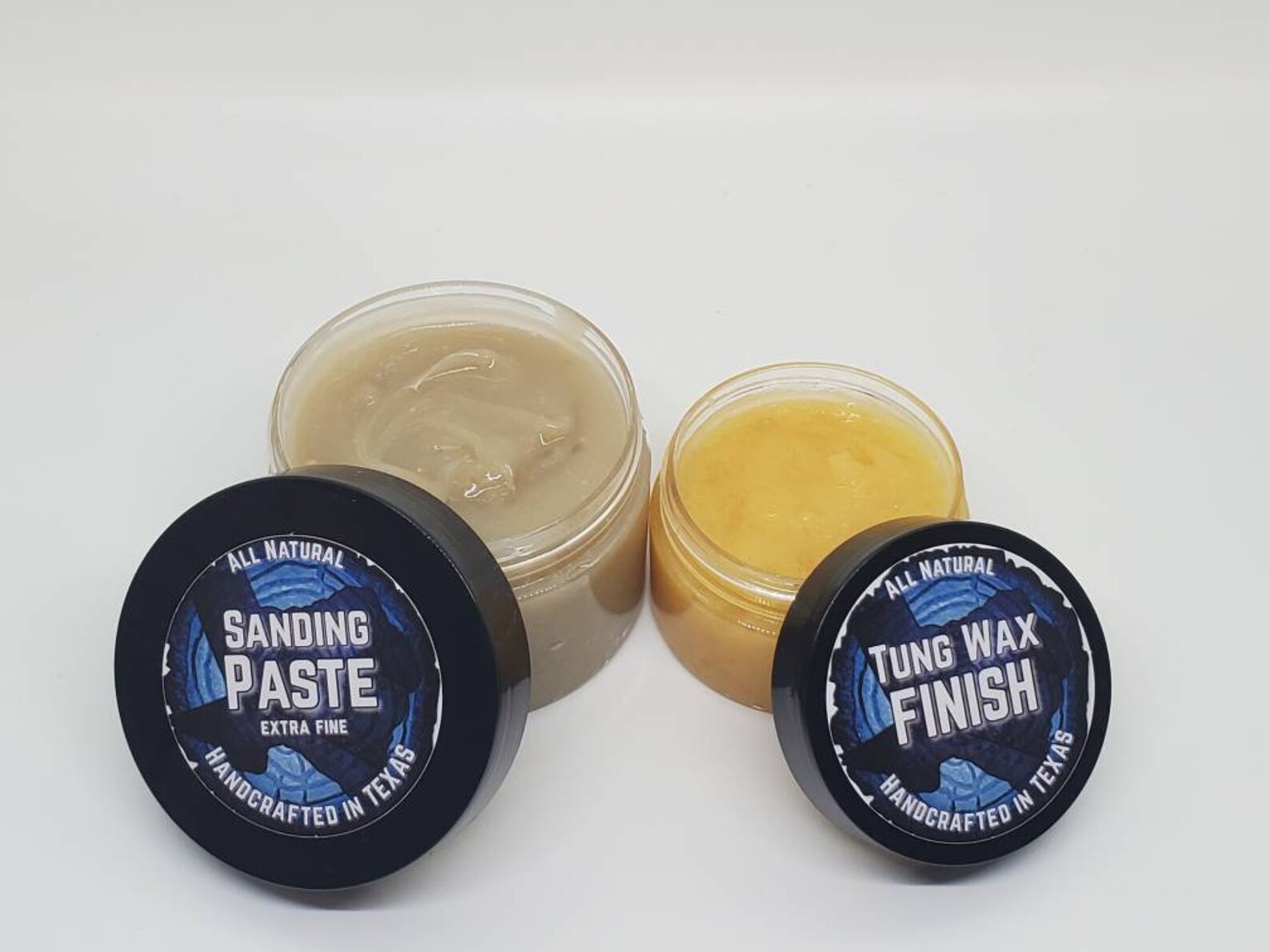 Premium Wood Turning Abrasive Sanding Paste & Tung Wax Finish Etsy