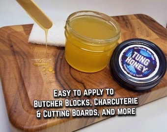 Tung Honey Wood Finish: All Natural Food Safe Oil Wax Blend