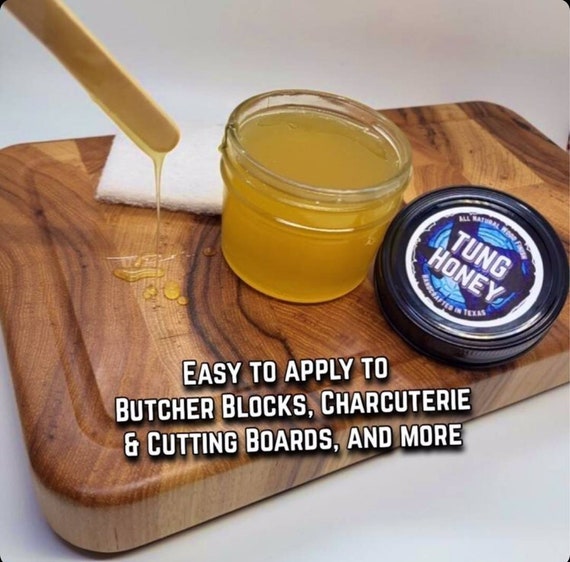 Tung Honey Wood Finish: All Natural Food Safe Oil Wax Blend