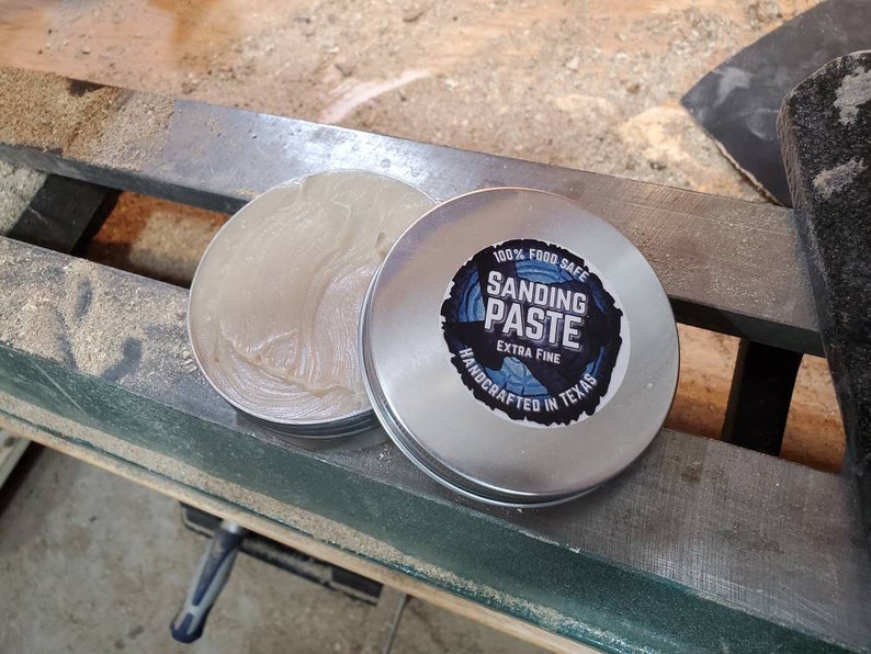 Premium Wood Turning Abrasive Sanding Paste & Tung Wax Finish Etsy