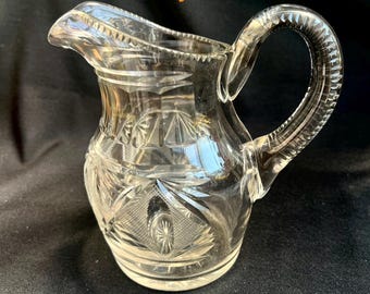 Feiner Kristallkrug aus der Zeit Wilhelms IV. für Wasser oder Limonade