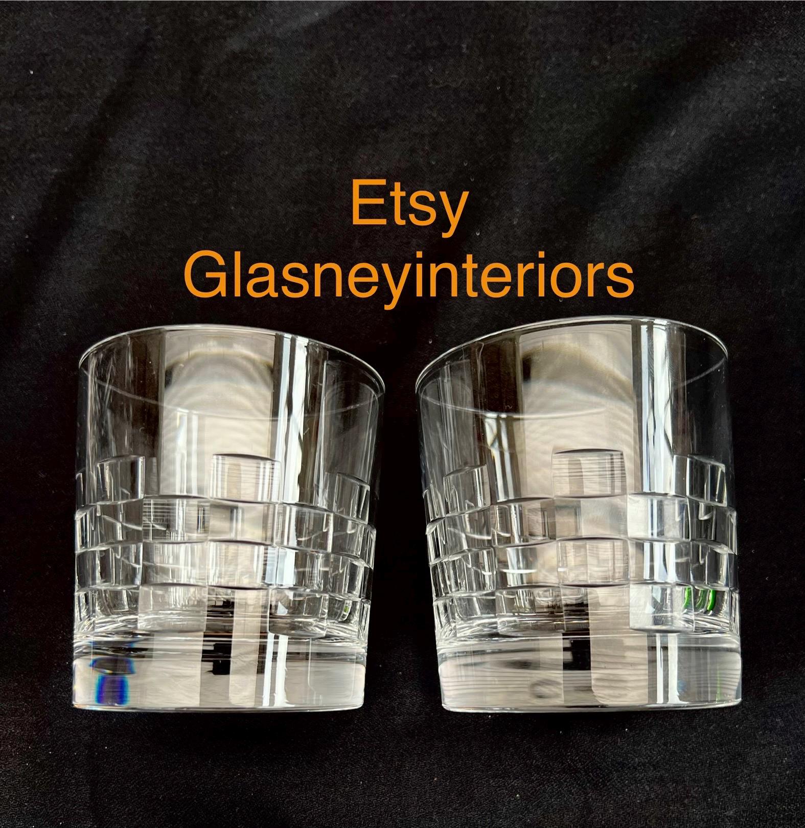 Edinburgh crystal whiskey glasses - Etsy 日本