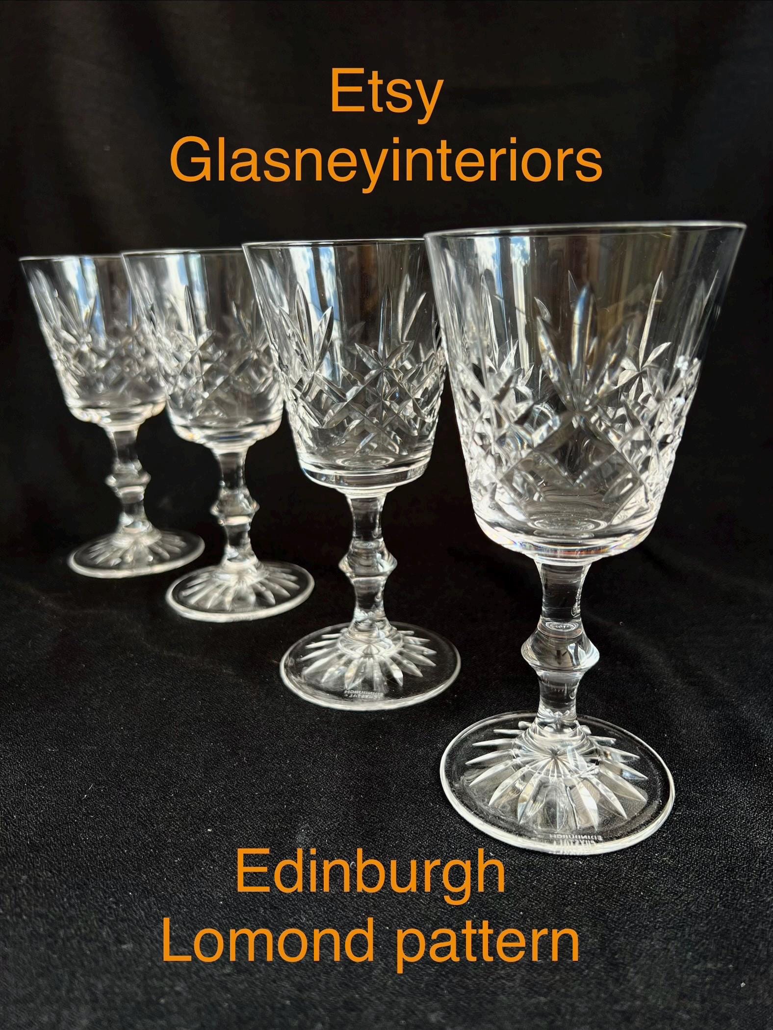 Edinburgh crystal glass - Etsy 日本
