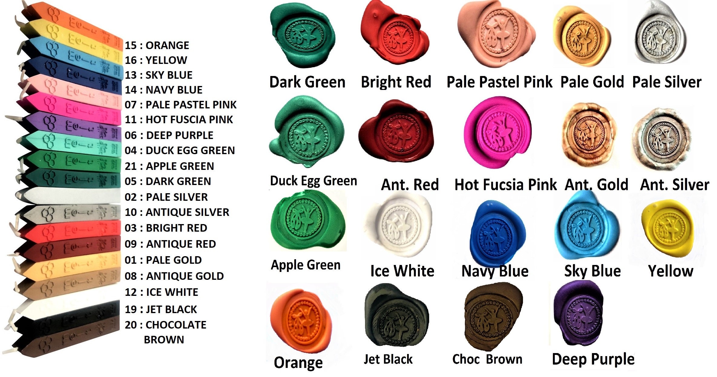 Wax Sealing Starter Kit Wax Stamp Sealing Handle & 2 sticks Etsy