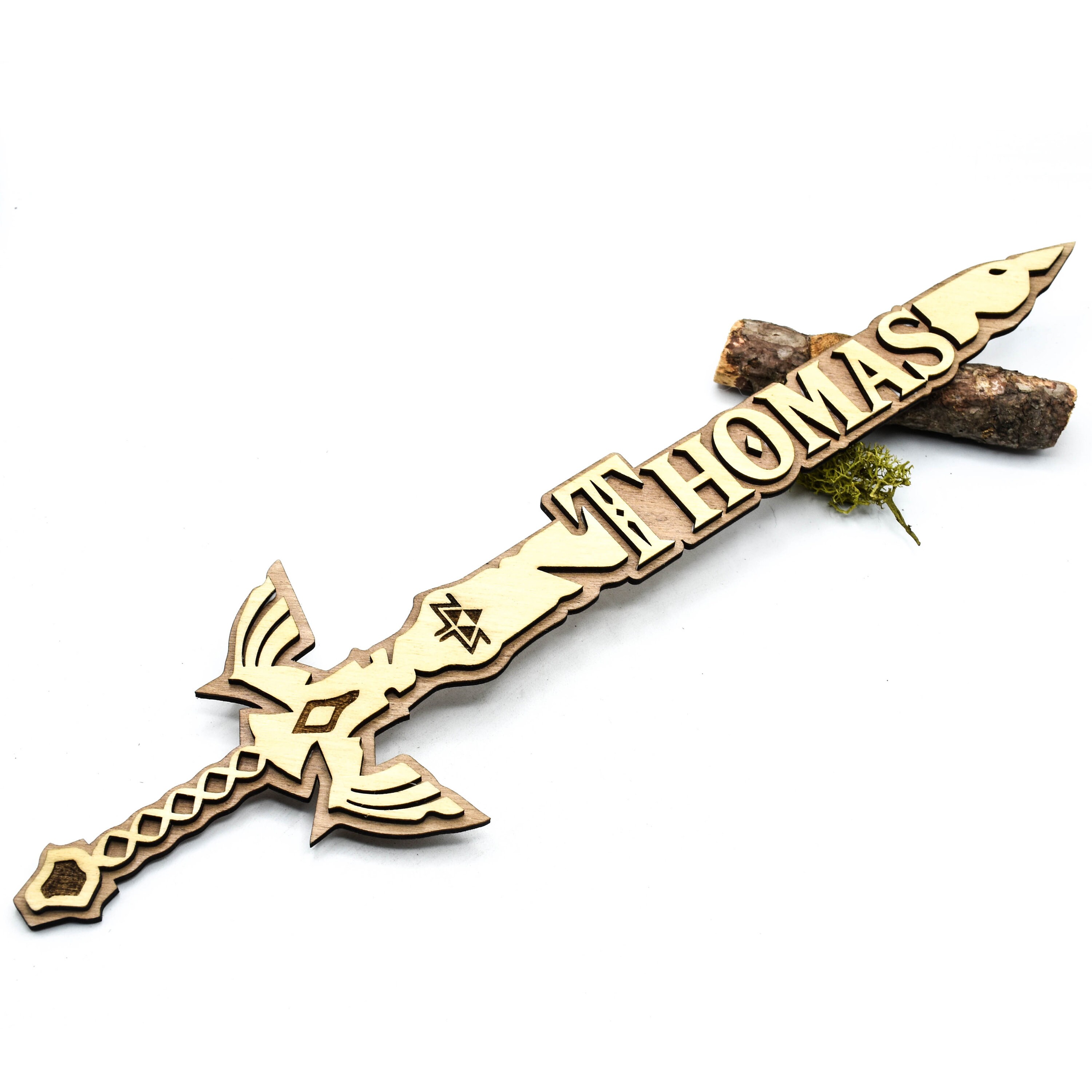 1 pendentif acier inoxydable argenté volume 3d dague poignard épée halloween - Un grand marché