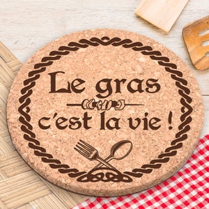 Untersetzer aus Kork mit lustigem Zitat, Geek-Referenz, originelle Geschenkidee, 19 cm