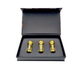 Colección Elixir de Aceite de Sándalo – Set de Regalo de Perfume de Aromaterapia