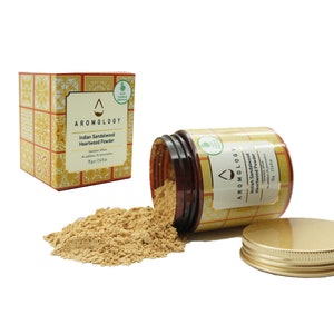 Nano Tech Sandalwood Heartwood Powder 20 microns- 100% Pure & Certified Cosmos Natural Product - Santalum album