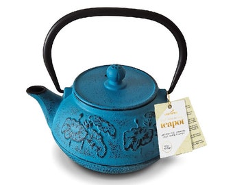 Tiffany Blue Japanese Design Tetsubin Kettle 900ml