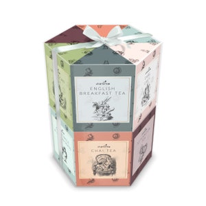 Alice In Wonderland Double Hex Tea Gift Set - 96 Teabags assortment