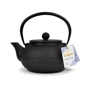 650ML Black Hobnail Cast Iron Chinese Hobnail Teapot / Teakettle (3cups)