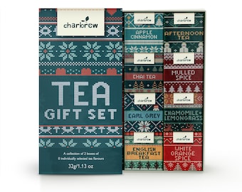 Novelty Christmas Jumper Tea Box Gift Set - 16 Teabags
