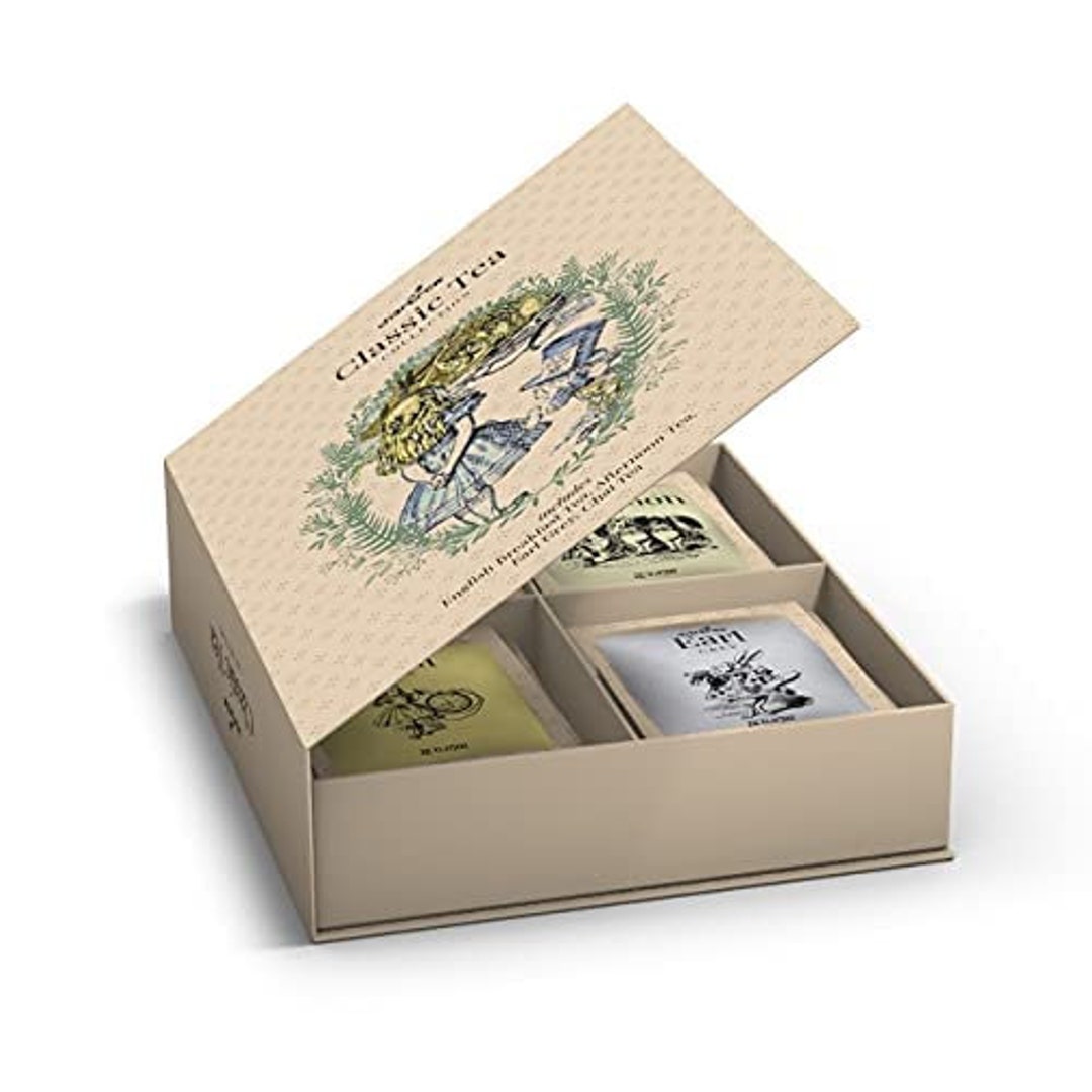 Alice In Wonderland Tea Book Gift Set 64 Individually Etsy UK