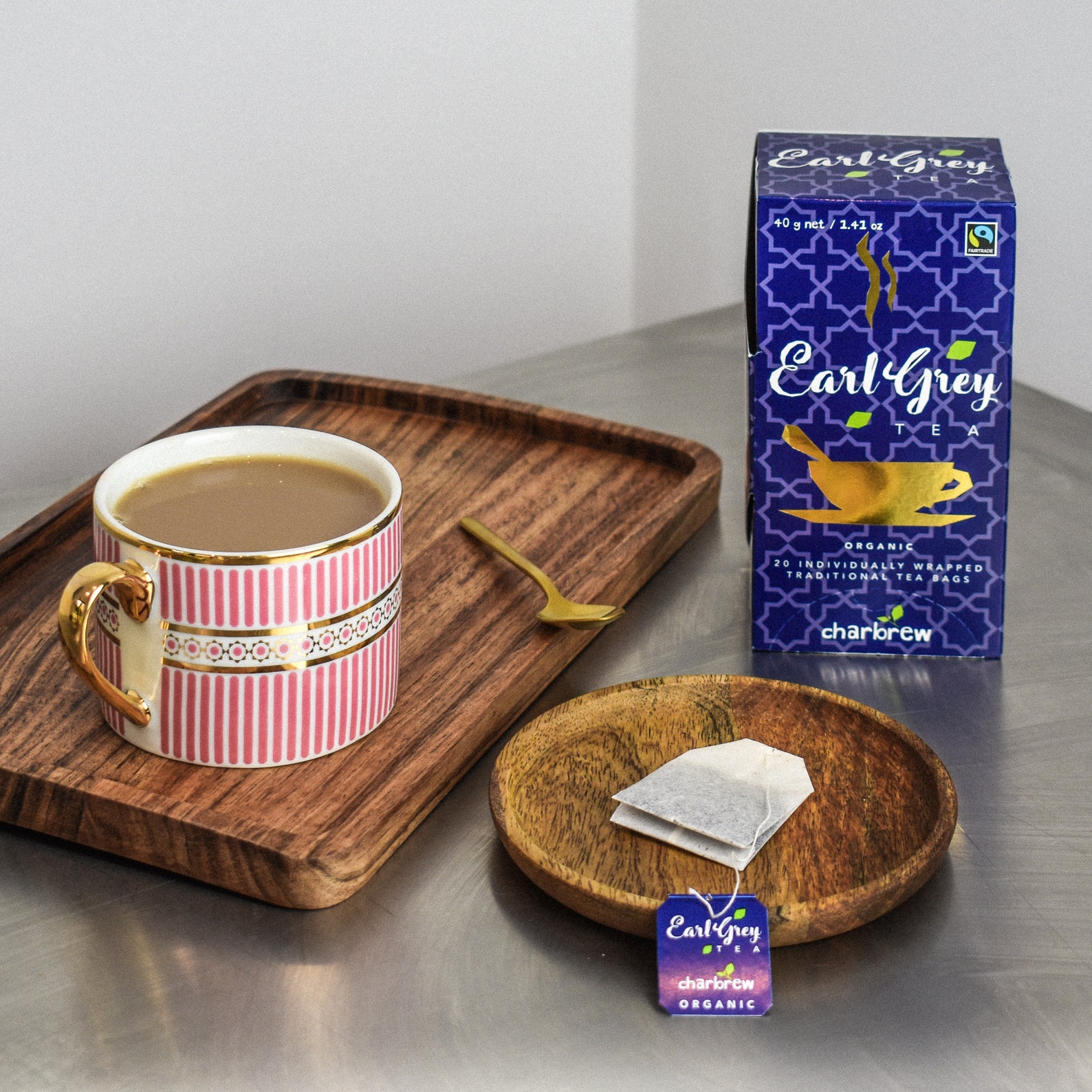 Organic Earl Grey Tea Bags Individually Wrapped 6 X 20 120 Etsy