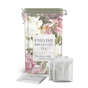 Lata de té inglés Spring Floral Breakfast - 60 bolsitas