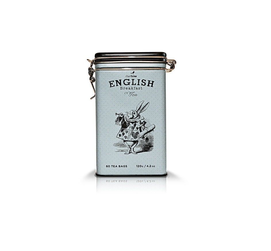 Limited Edition Charbrew Mad Hatter Tea Tin Containing 60 Of Etsy Canada