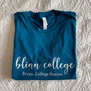 College Shirt | College Tshirt Custom | High School Graduate | Graduation Gift | Custom College Present | Cute College Shirts |Blinn College