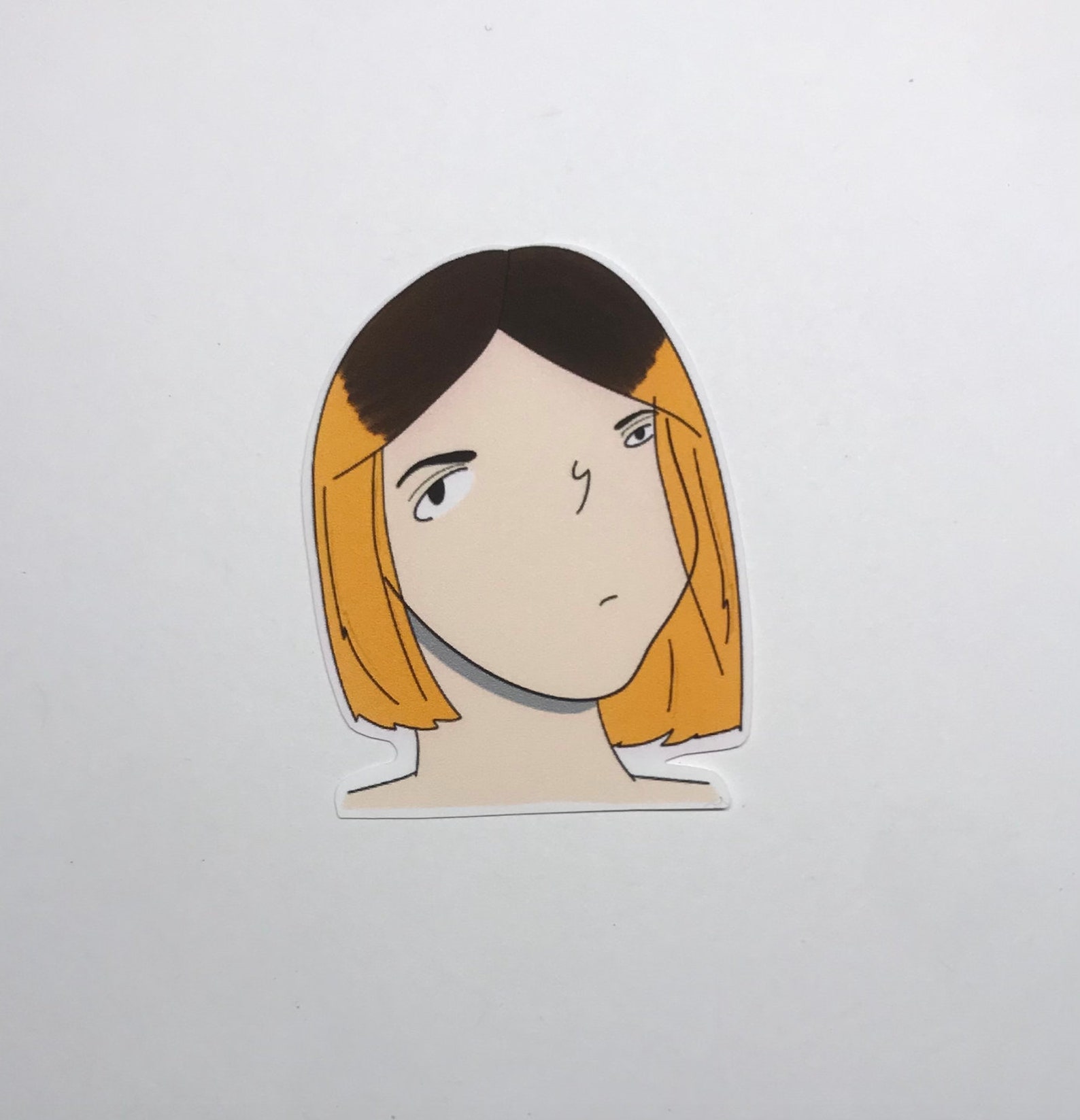 Kenma Funny Face Sticker - Etsy