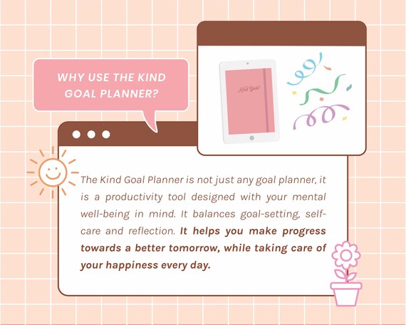 Digital Planning Widgets, Goal and Productivity Summer Watercolor Stickers