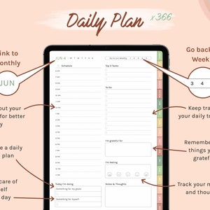 Digital Goal Planner in Summer Forest Theme Undated Goal-setting ...