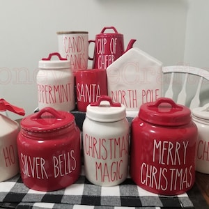 Rae Dunn Inspired Christmas Decals