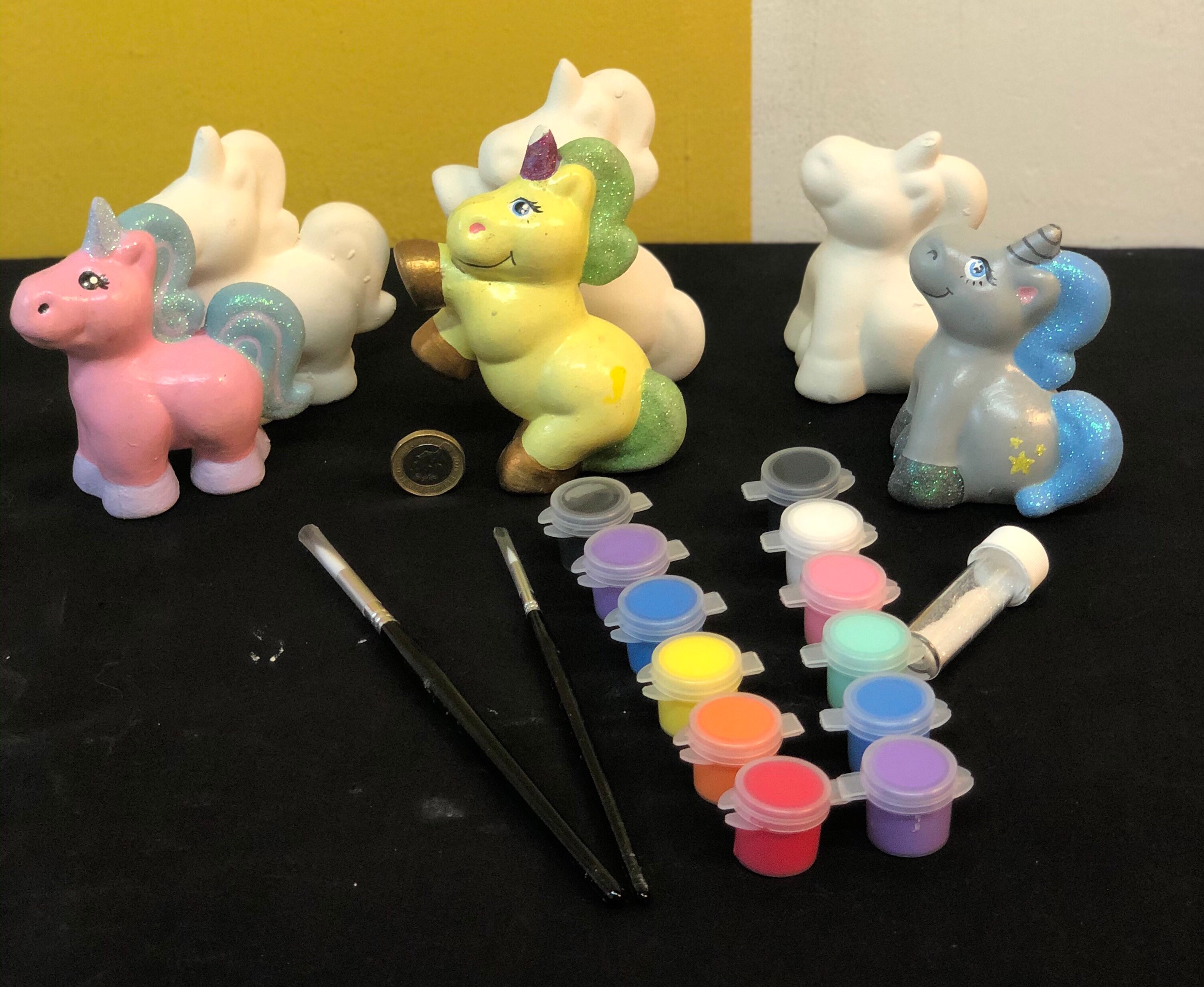 Paint your own set of ceramic UNICORNS Etsy