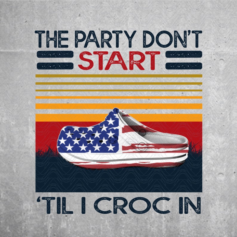 4th of july crocs