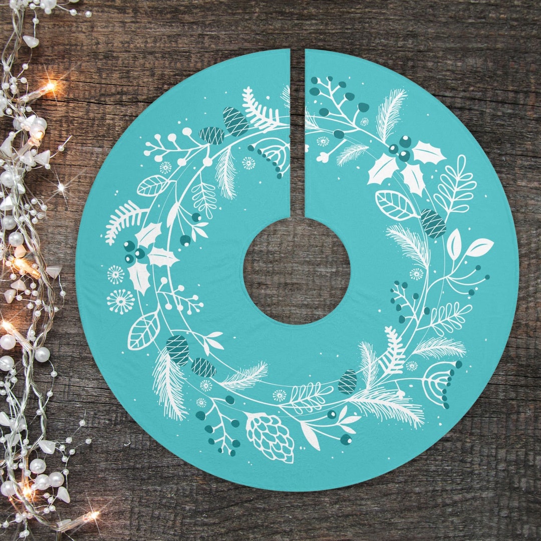 Teal Tree Skirt 