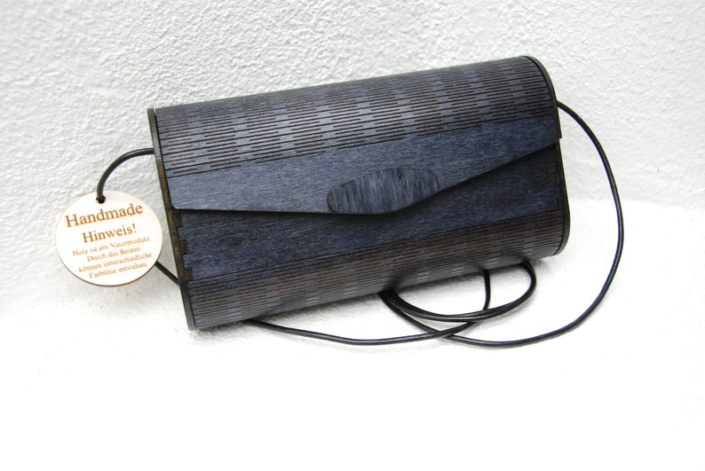 Handtasche aus Holz, Holztasche, Damen Handtasche, Umhängetasche für Frauen, Clutch für Sie, Abendhandtasche, Trachtenhandtasche aus Holz Bild 4