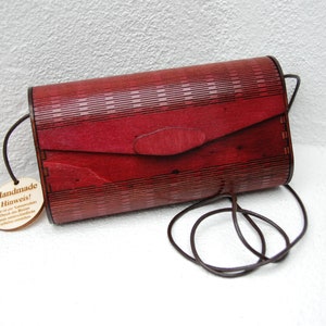 Handtasche aus Holz, Holztasche, Damen Handtasche, Umhängetasche für Frauen, Clutch für Sie, Abendhandtasche, Trachtenhandtasche aus Holz Bild 3