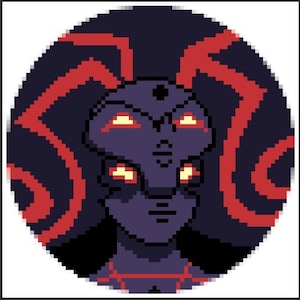 Steven Universe - Obsidian Cross Stitch Pattern