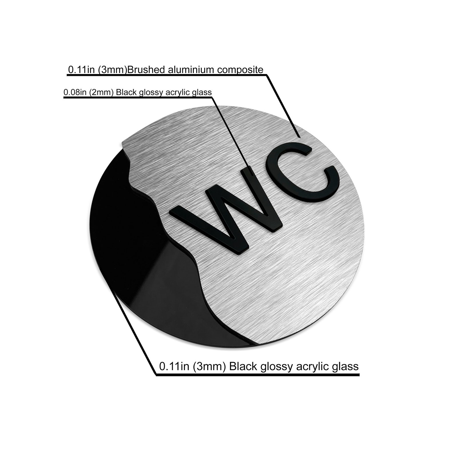 Water Closet Sign Restroom Sign WC Sign WC Bathroom Sign Etsy