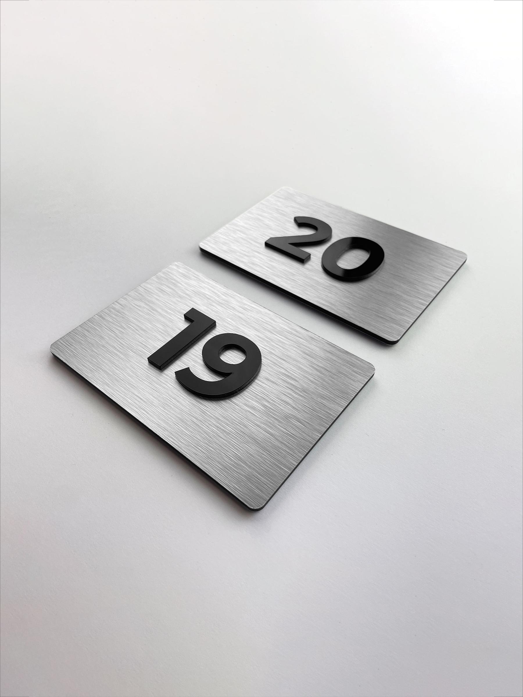 10 Portachiavi Numerati In Acciaio Inox 1-10 &ndash; Targhe Rotonde Con Anelli Per Hotel, Palestre E Armadietti