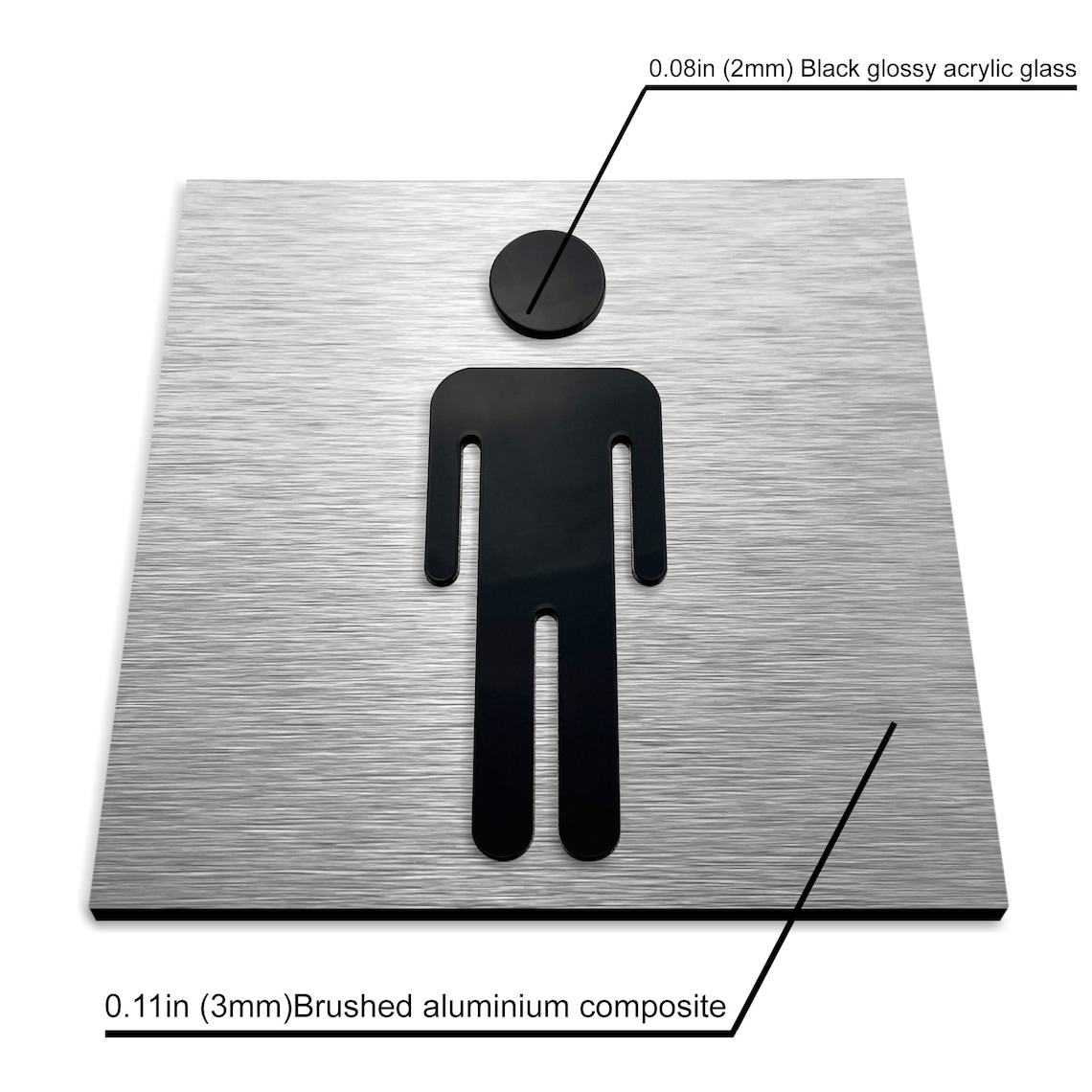 Gentlemen Bathroom Sign Male Restroom Signage Mens Room - Etsy
