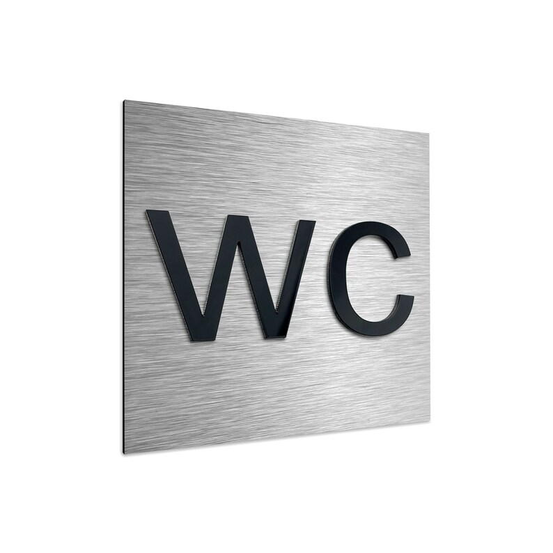 Unisex Toilet Signage Restroom Door Signs WC Bathroom Sign - Etsy