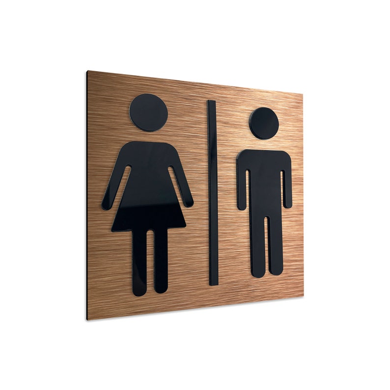 Mens and Womens Restroom Signs All Gender Bathroom Sign - Etsy
